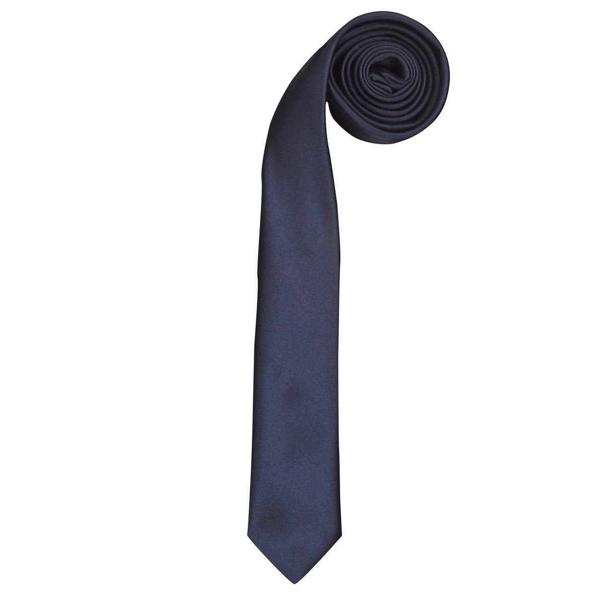 Schmale Retro Satin Herren Krawatte