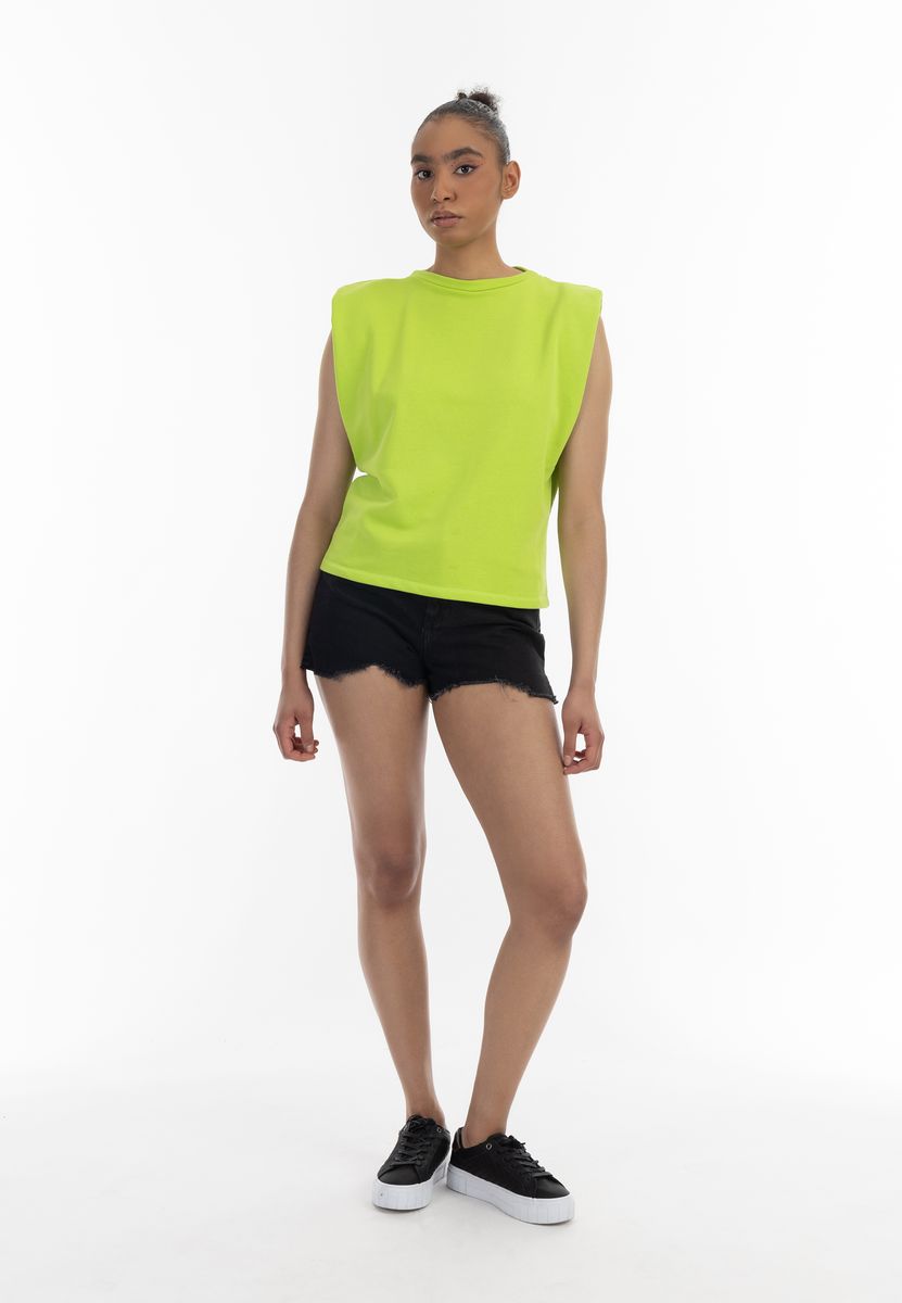 Sweatshirt mit elastischem Saum