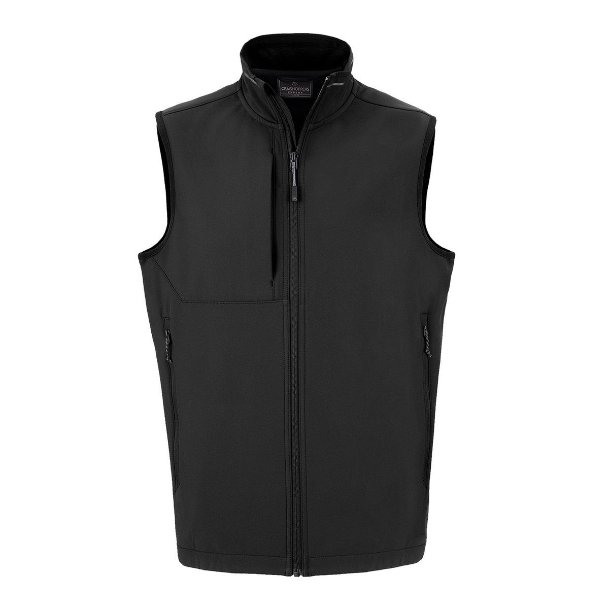 Craghoppers Mens Expert Basecamp Softshell-Weste (Schwarz)