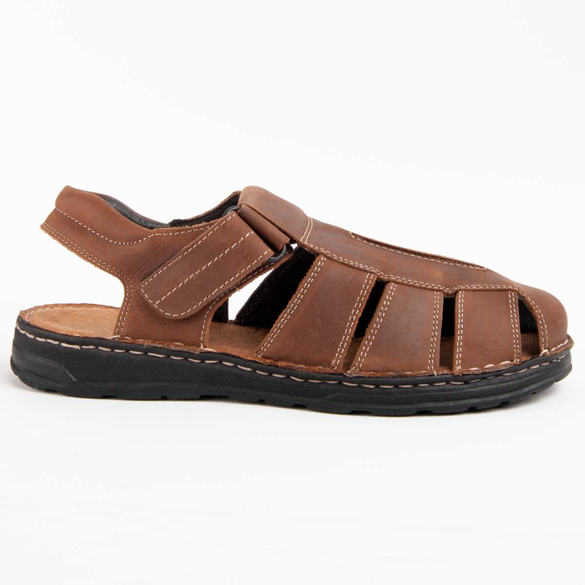 Klassische Fischer-Sandalen aus Leder