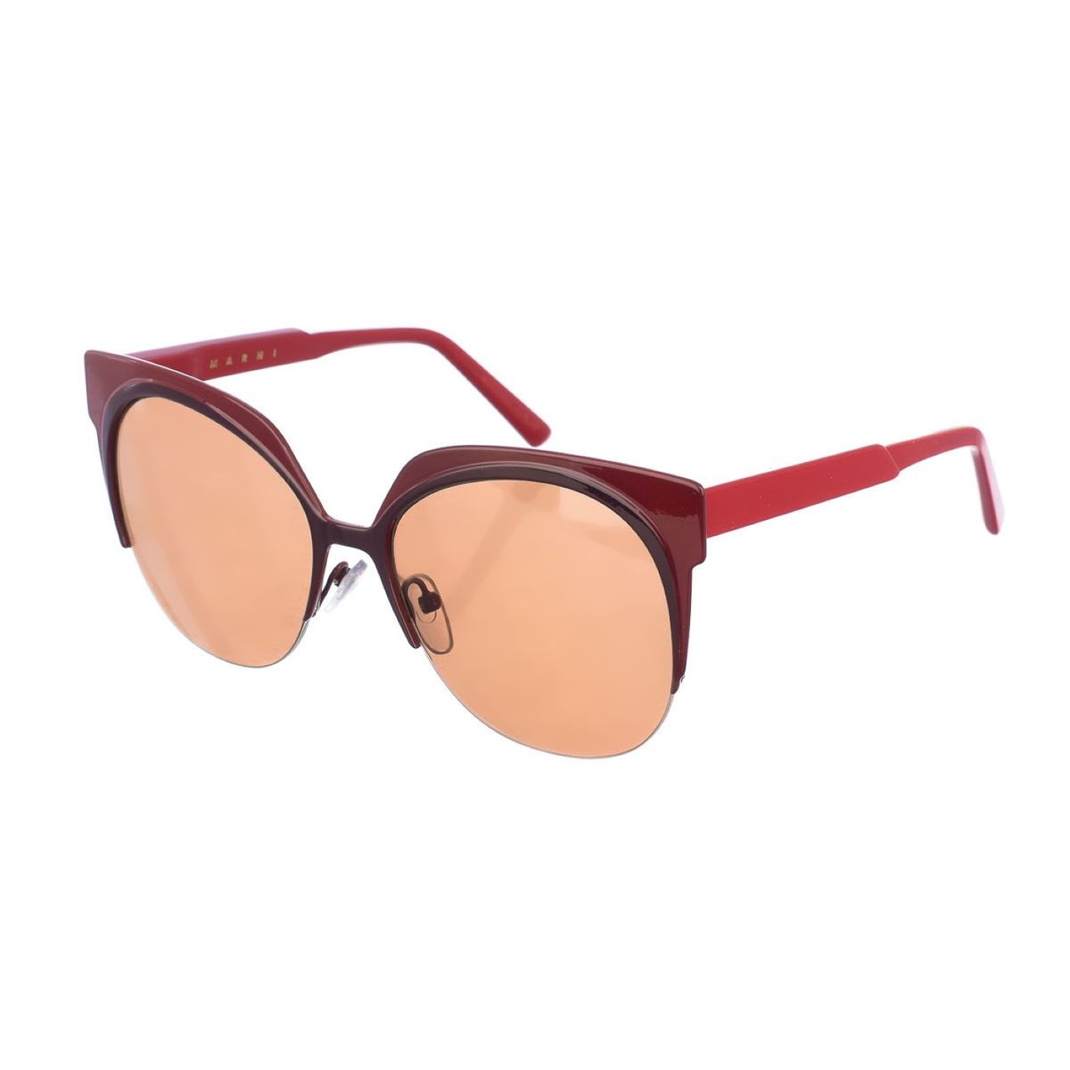 Metall Sonnenbrille mit ovalem Rahmen