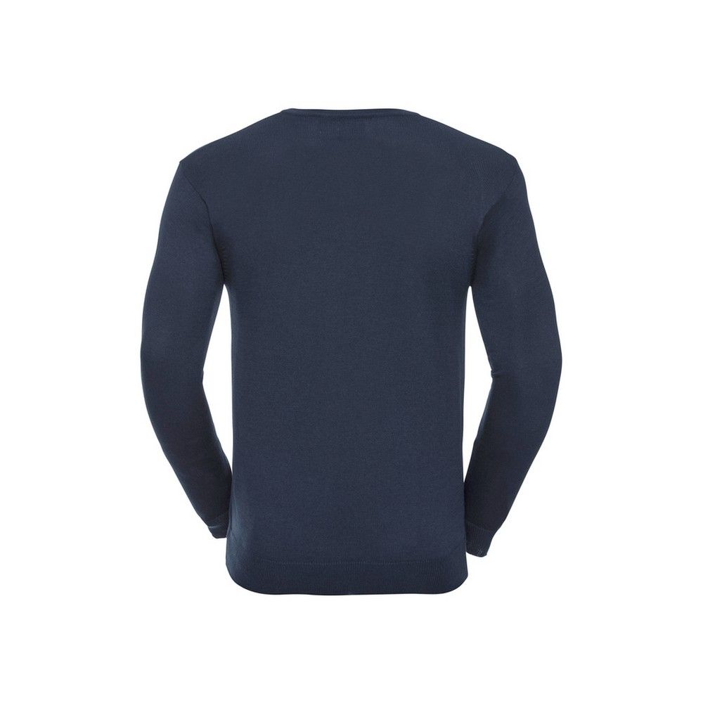 Klassischer Strickpullover mit V-Ausschnitt