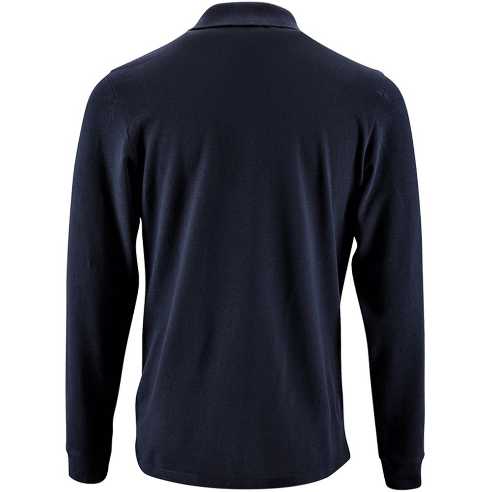 Langärmliges Piqué-Poloshirt