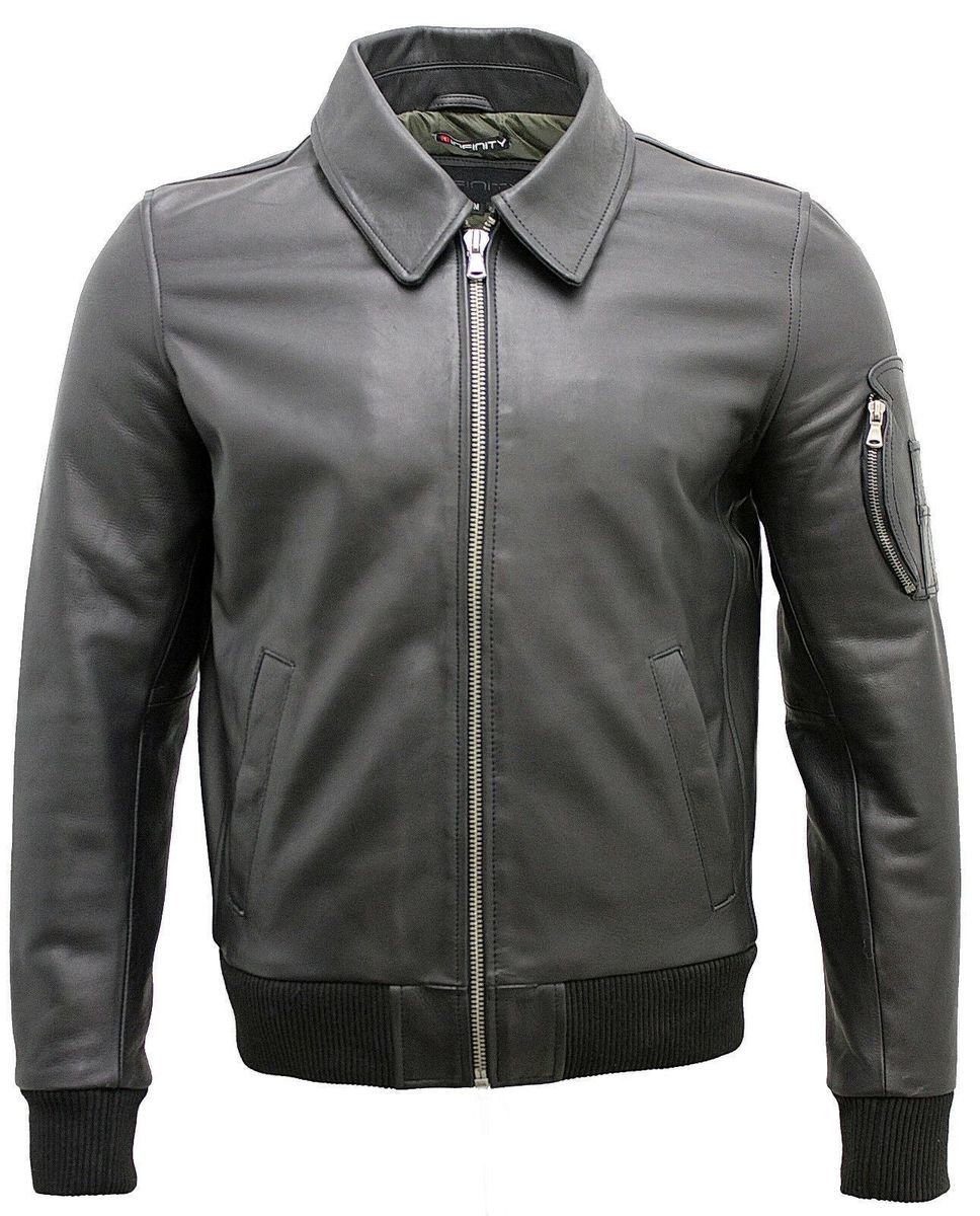 A2 Bomberjacke aus Leder