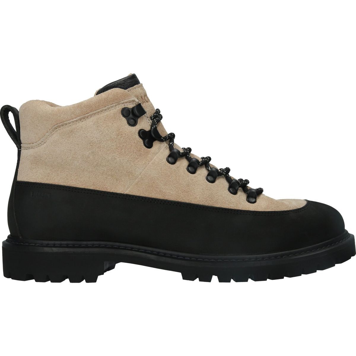 Zweifarbige Wildleder-Stiefeletten