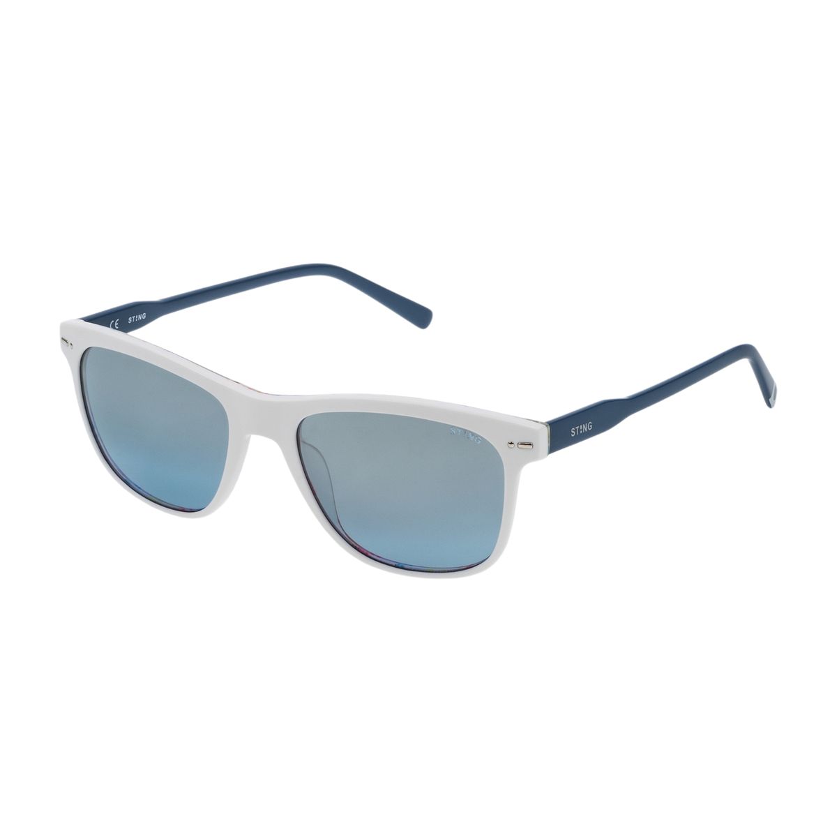 Schildpatt-Sonnenbrille mit quadratischem Rahmen