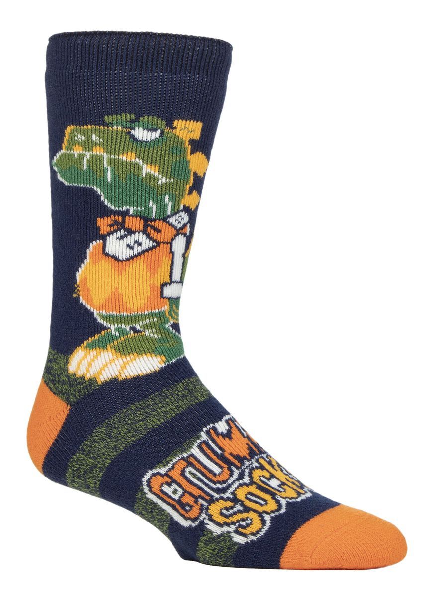 Herren Gemütliche Fleecegefütterte Freizeit-Socken | Neuartige Flauschige Thermosocken - Grumpy Socks