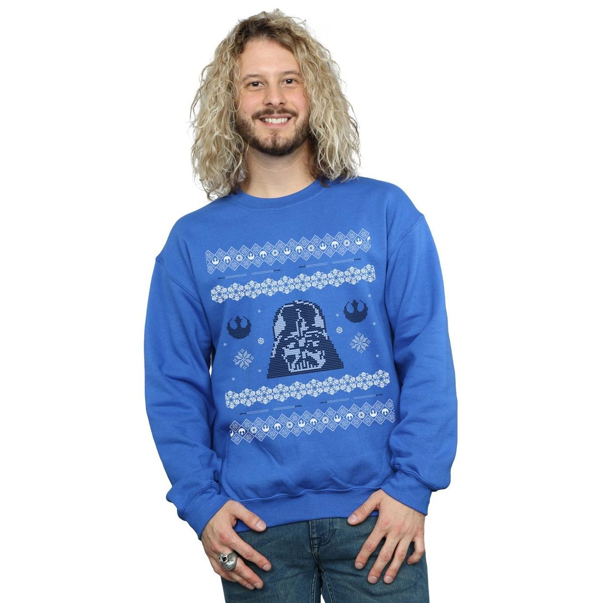 Darth Vader Fair-Isle-Sweatshirt