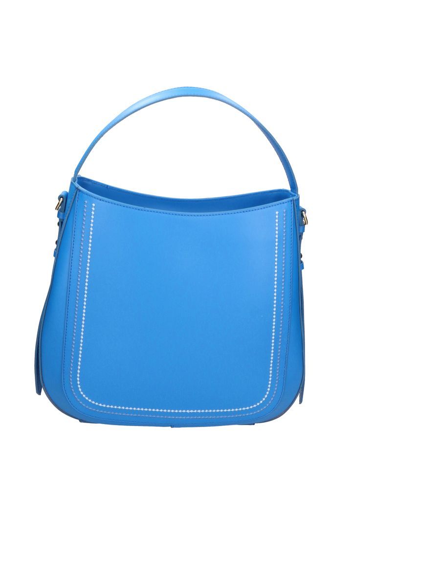 Strukturierte Leder Handtasche mit Griff