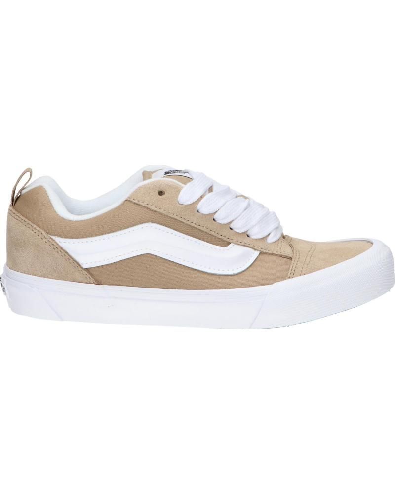 Beige Canvas Low-Top Sneaker