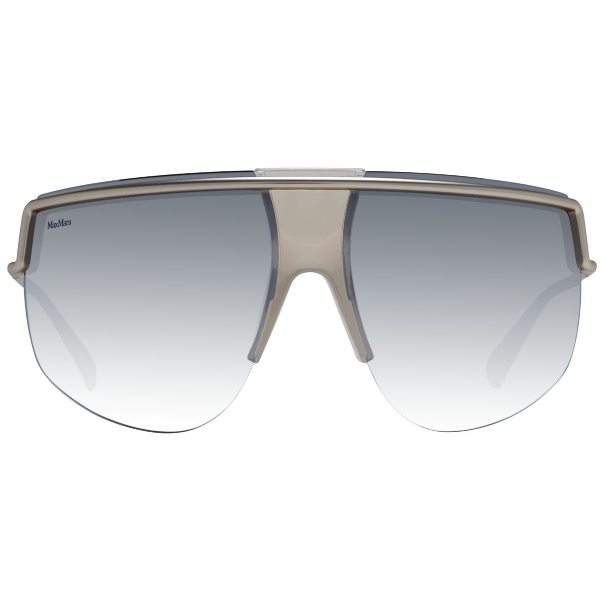 Markante Shield-Sonnenbrille im Pilotenstil