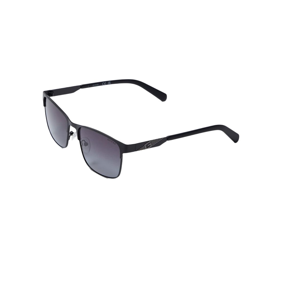 Rechteckige Herren Sonnenbrille aus Metall