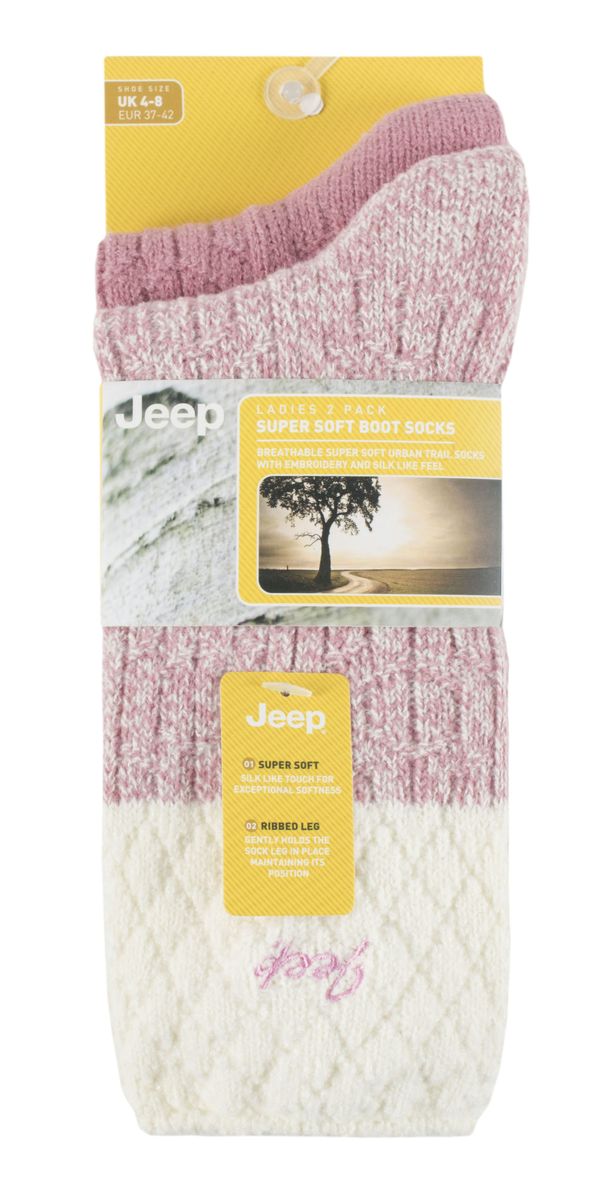 Gemütliche melierte gerippte Stiefelsocken