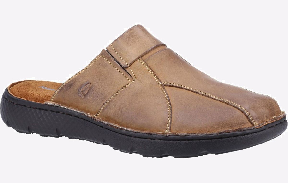 Klassische Leder-Slipper Mules