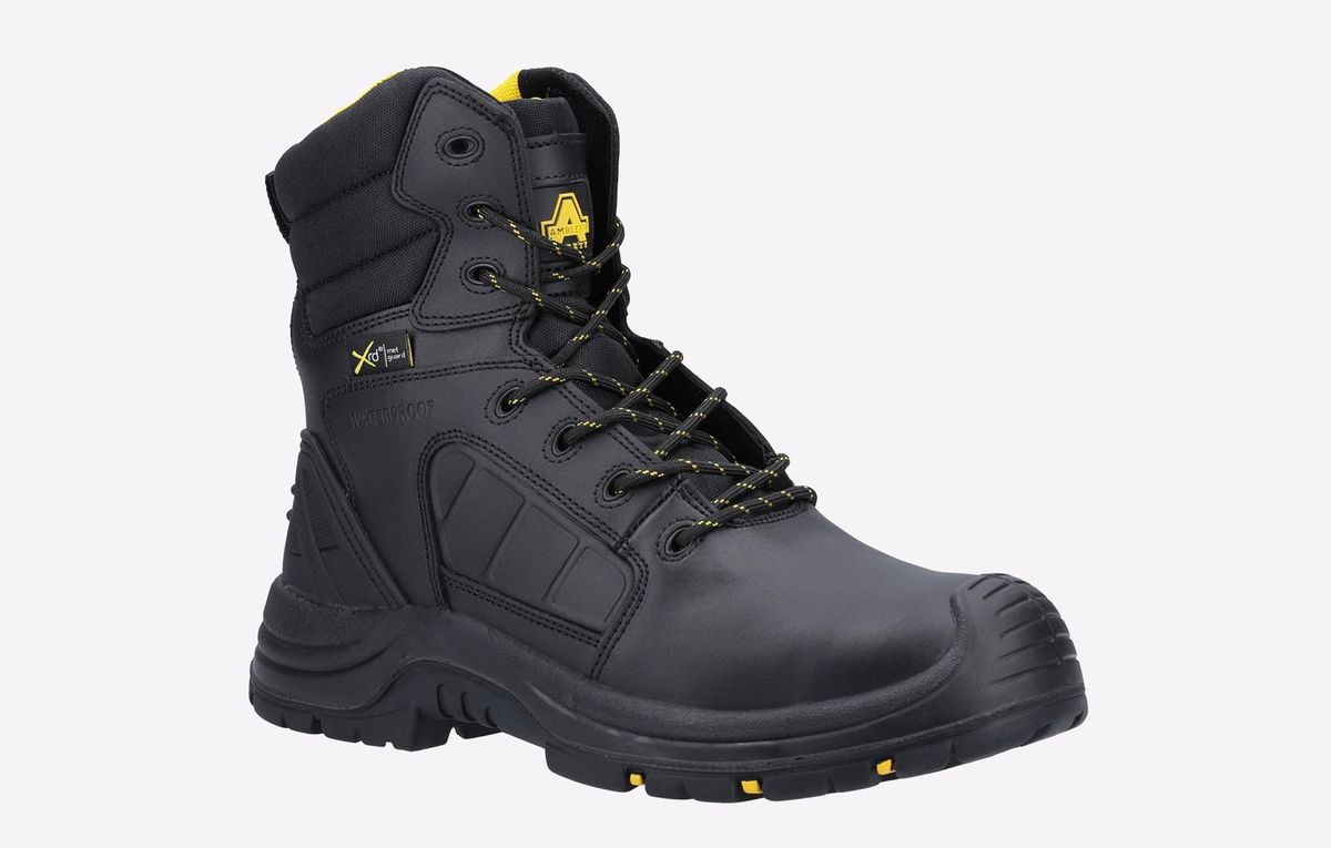 Wasserdichte Sicherheitsstiefel mit Seitenreißverschluss