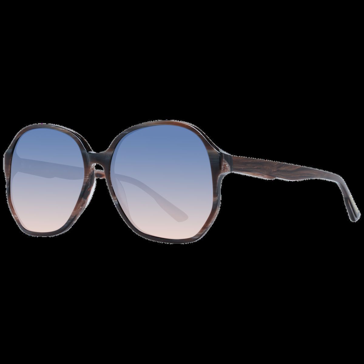Übergroße Butterfly-Sonnenbrille mit Farbverlaufsgläsern