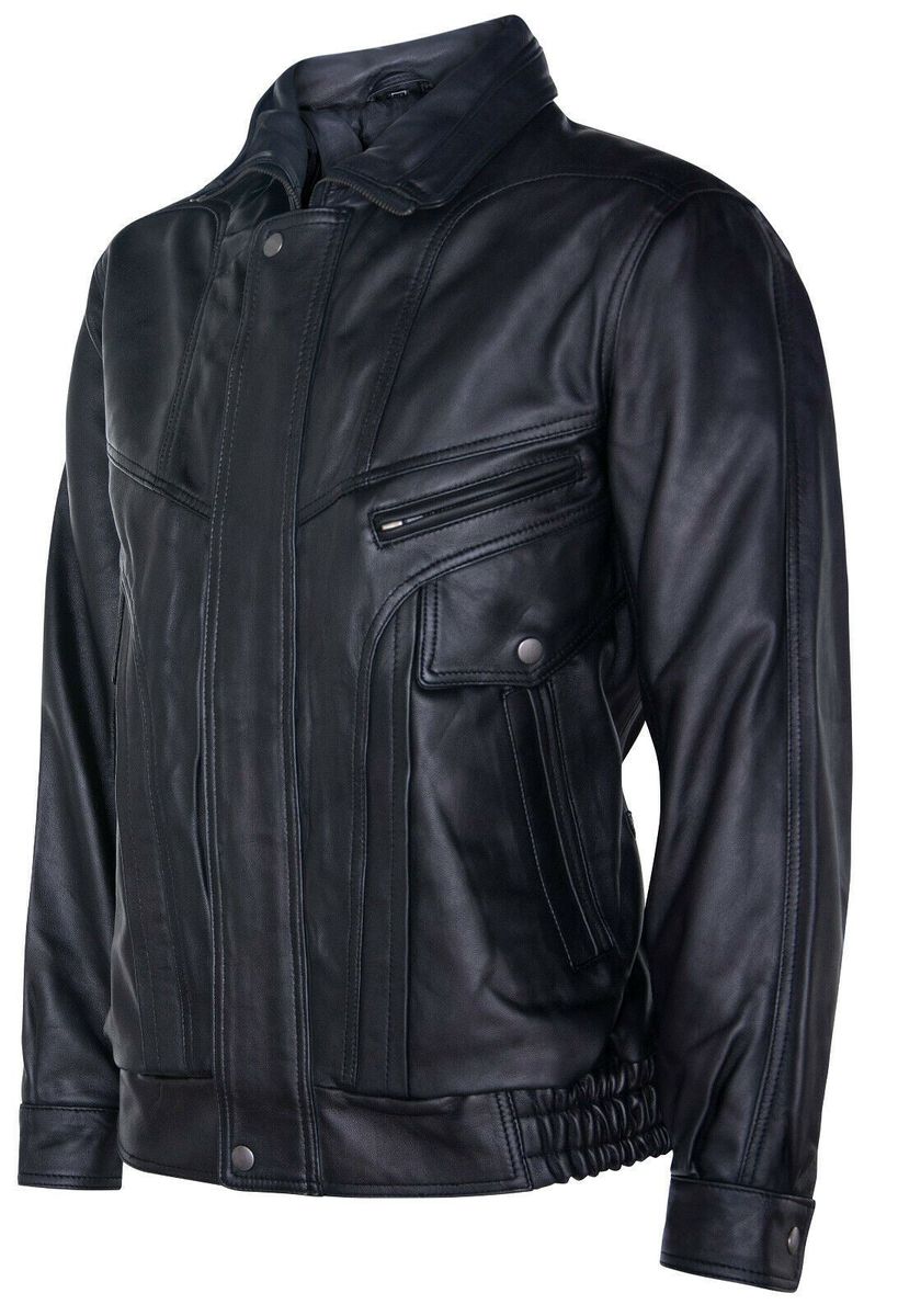 Maßgeschneiderte Nappa-Leder Blousonjacke
