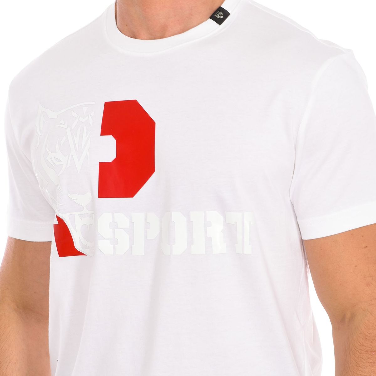 Sportliches Grafik-T-Shirt aus Baumwolle