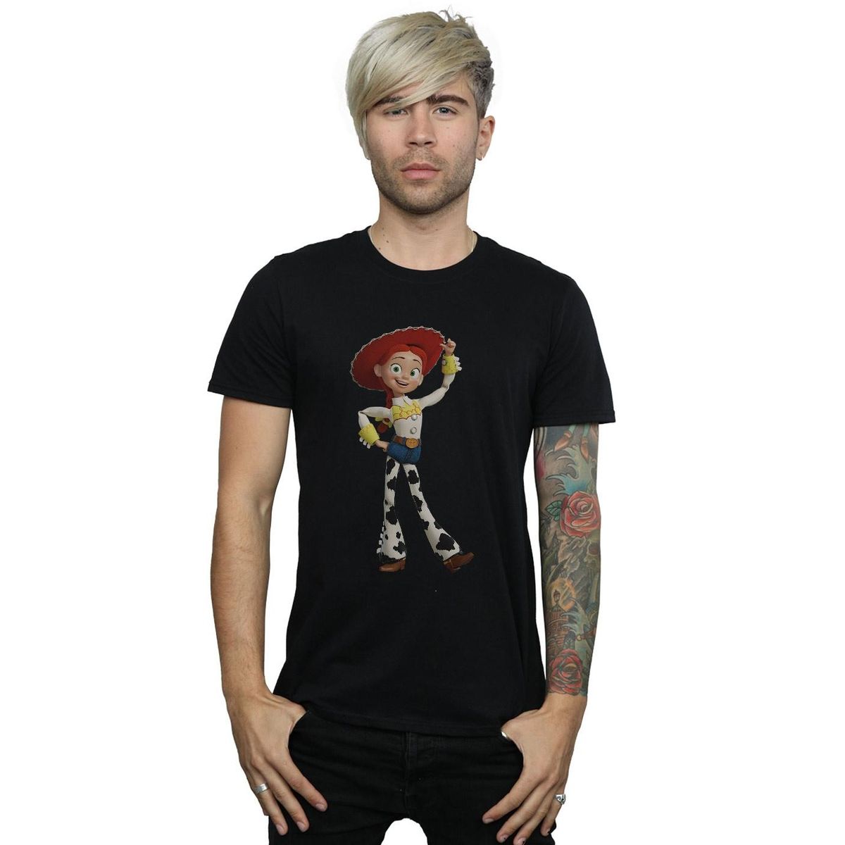 Baumwoll-T-Shirt mit Grafik-Print