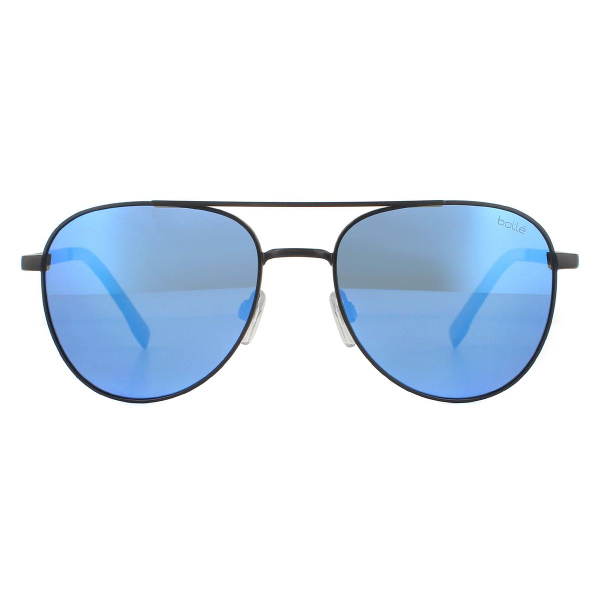 Klassische Pilotenbrille blaue Gläser