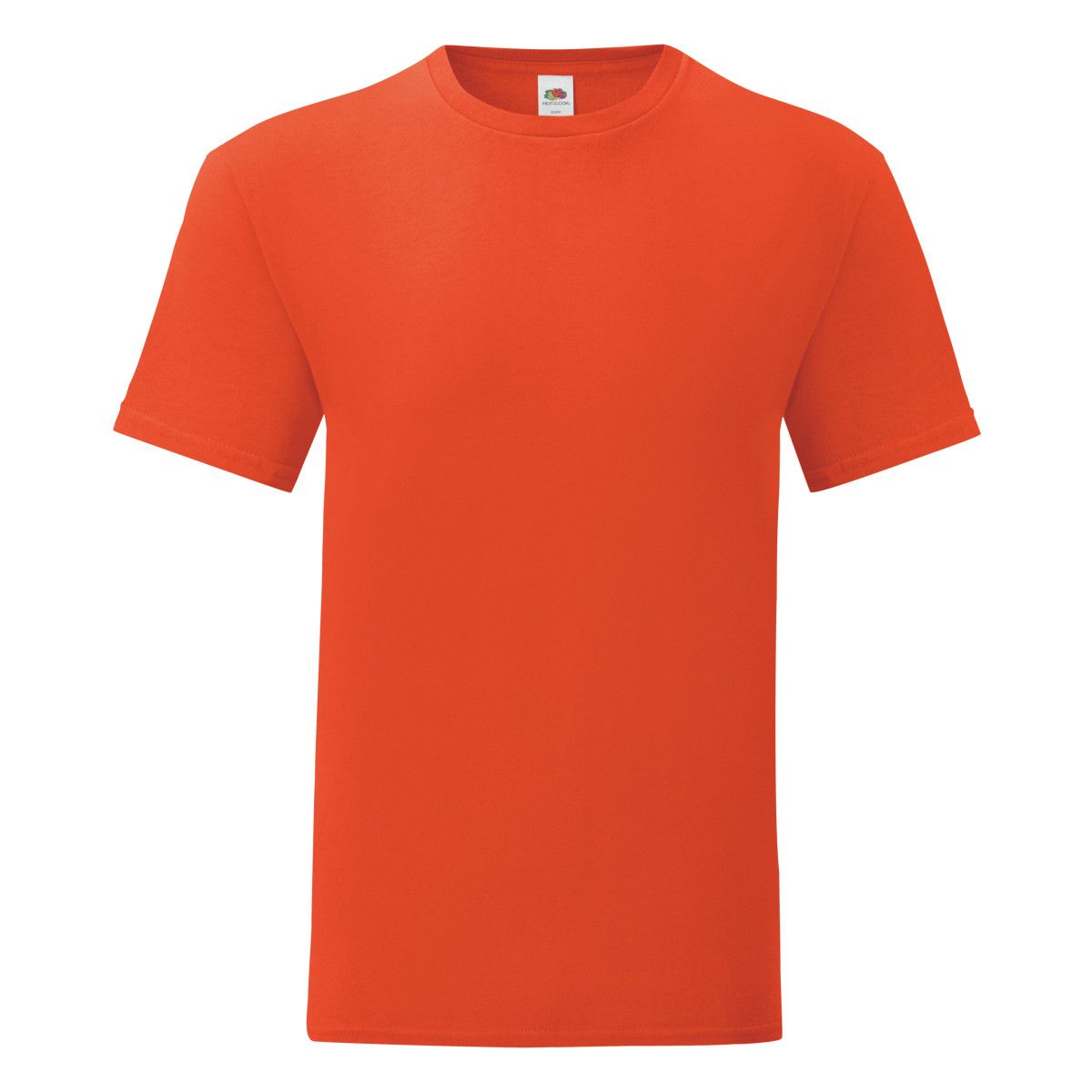 Fruit Of The Loom Herren Iconic T-Shirt (5er Pack) (Flamme Orange)