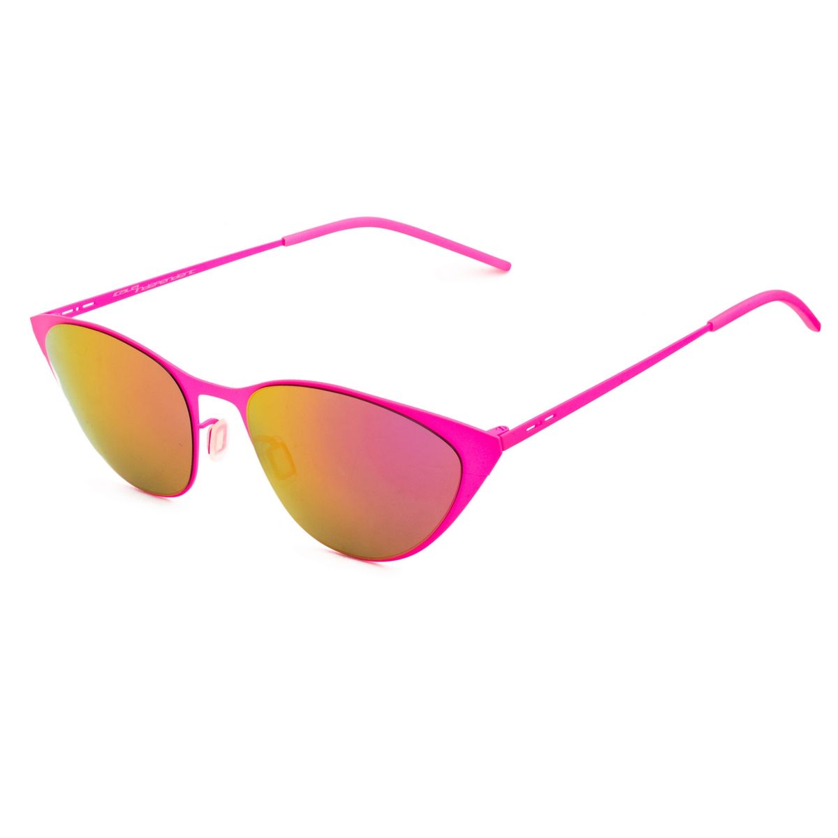 Pinkfarbene Cat-Eye-Sonnenbrille