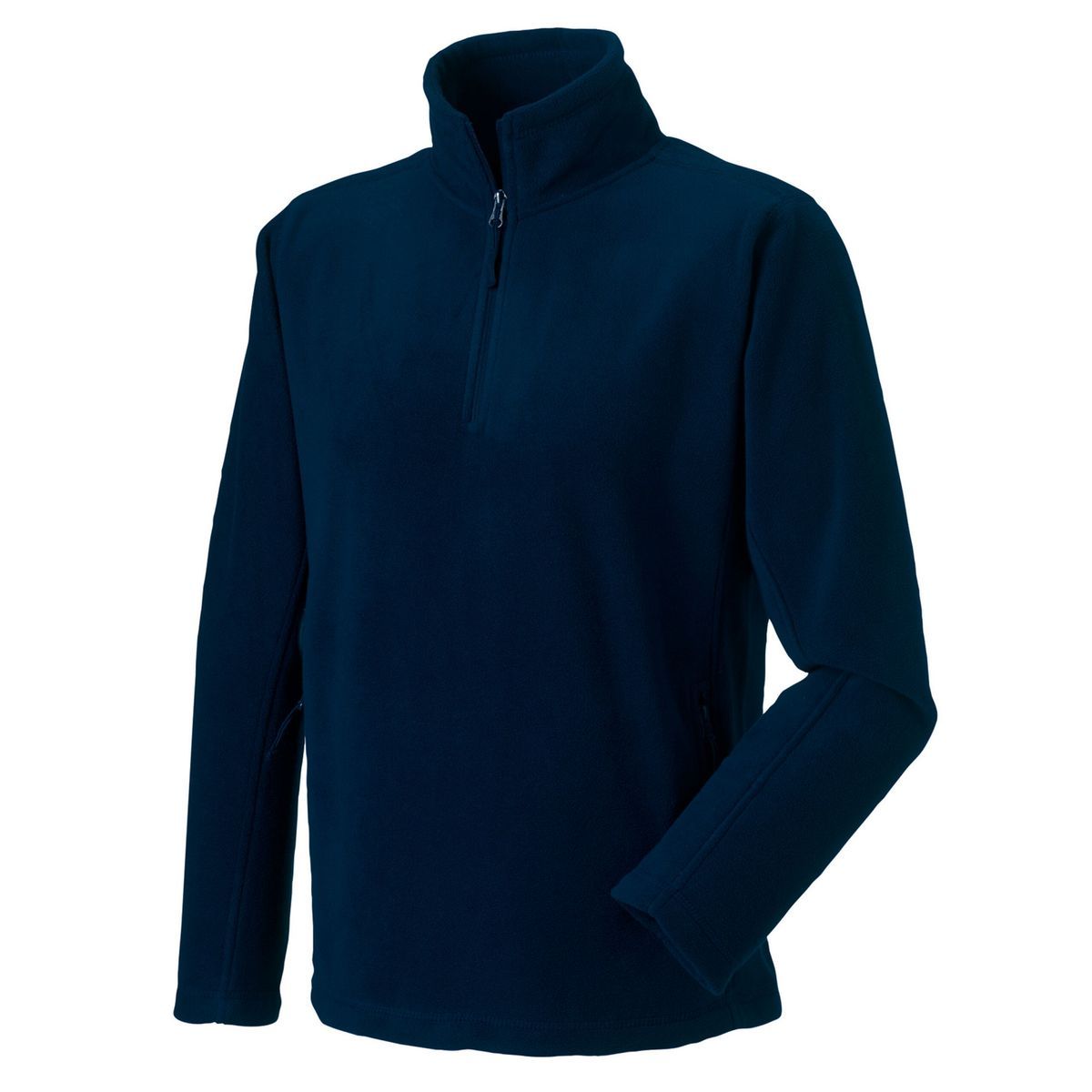Herren Fleece Pullover mit kurzem Reißverschluss