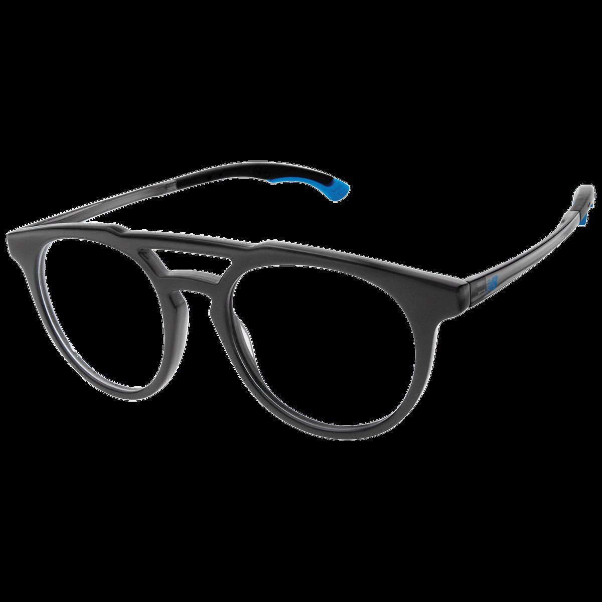 Runde Brille mit oberem Steg