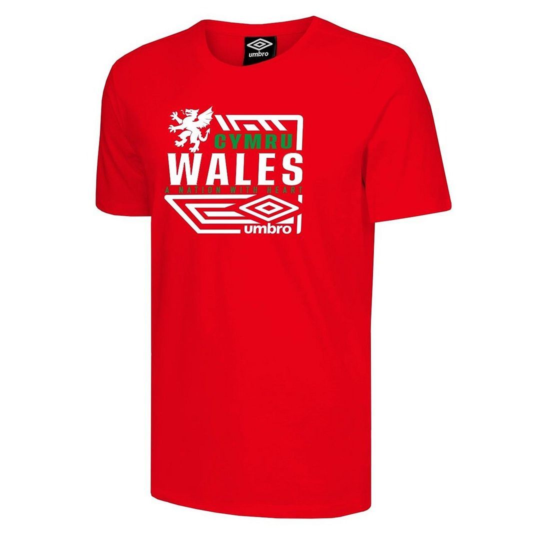 Wales Diamond Dragon Grafik T-Shirt
