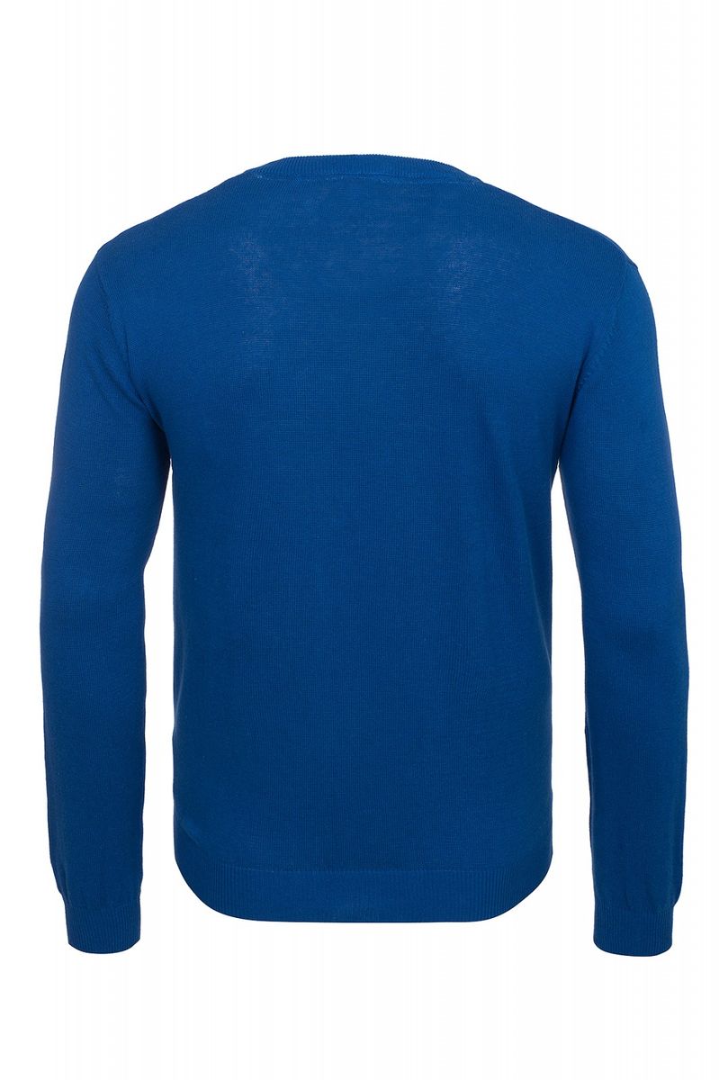 Klassischer V-Ausschnitt Pullover aus Baumwolle