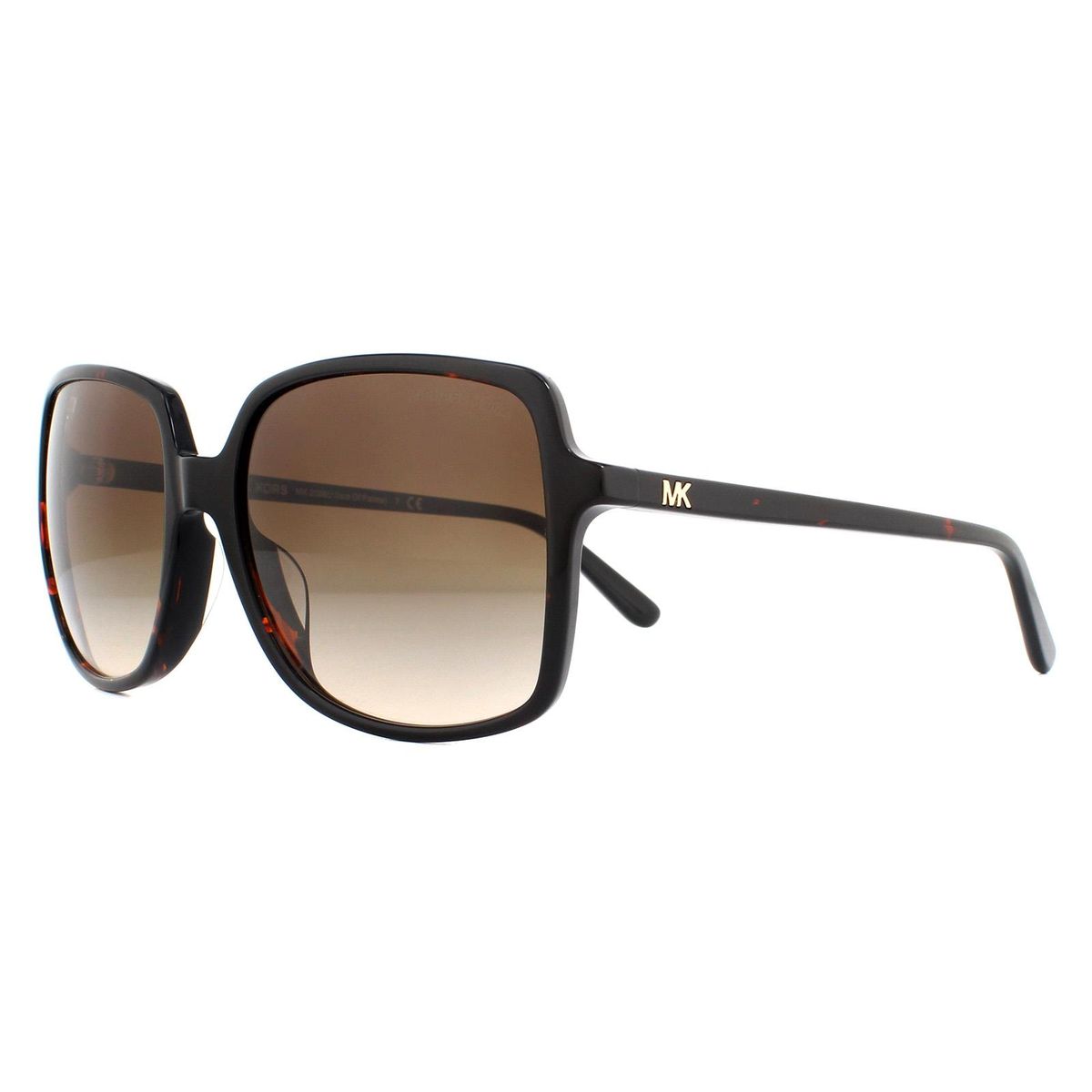Moderne Quadratische Sonnenbrille in Hornoptik
