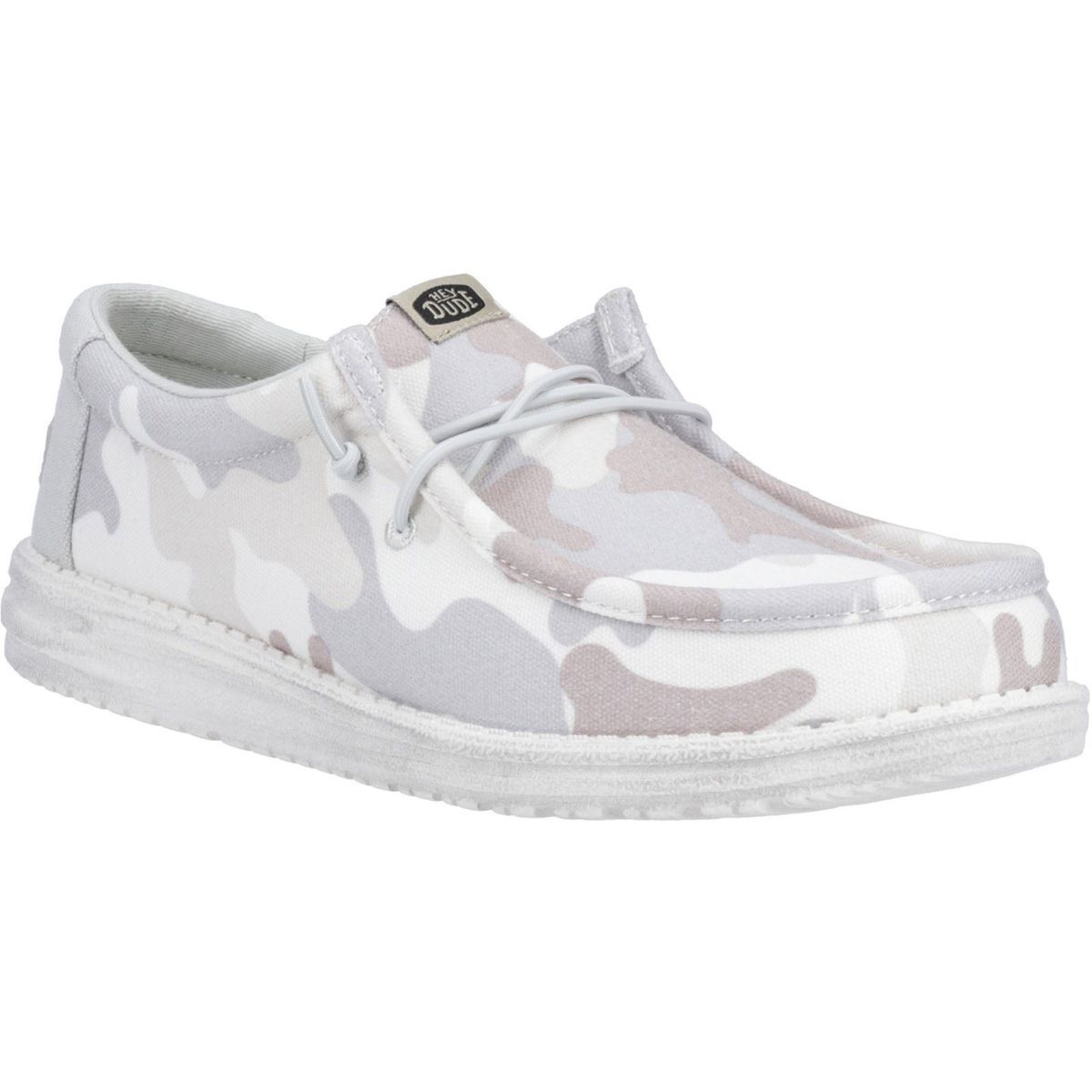 Lässiger Camouflage Canvas Slipper Loafer