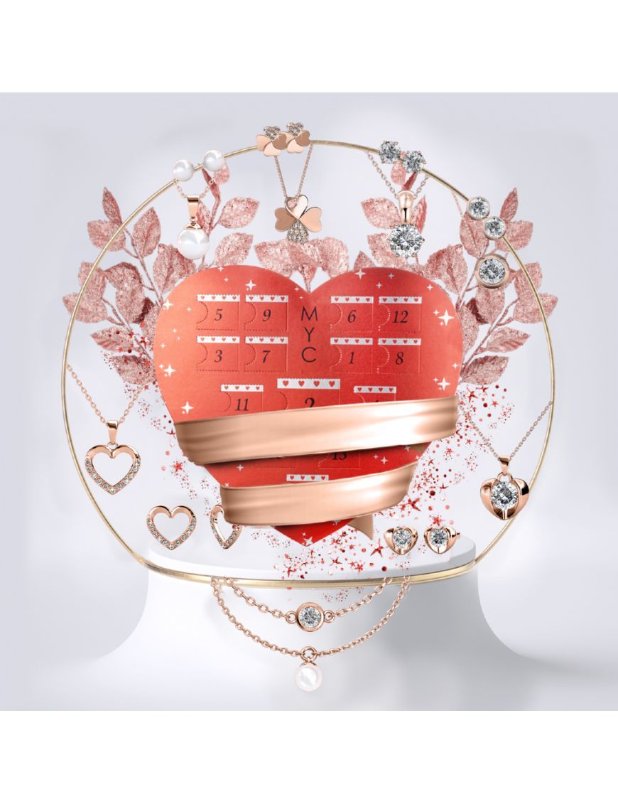 Roségold Kristall Schmuck Kollektion