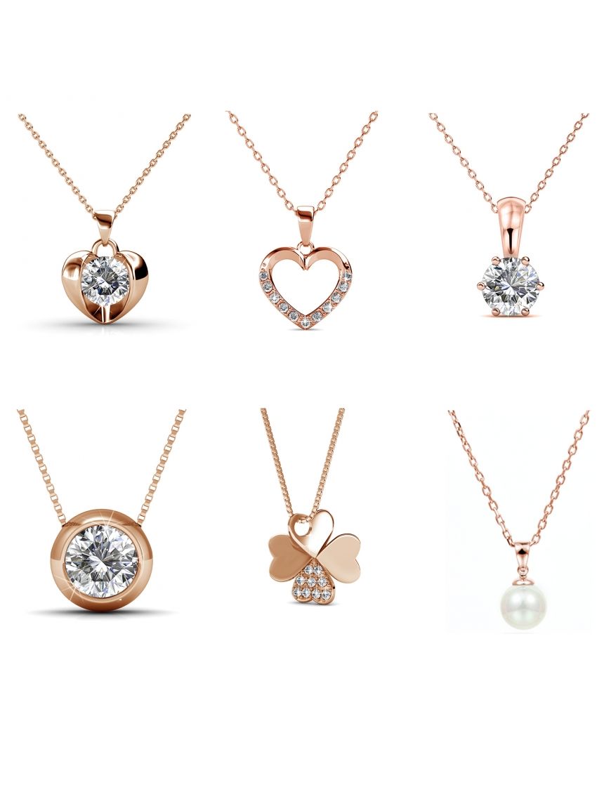 Roségold Kristall Schmuck Kollektion
