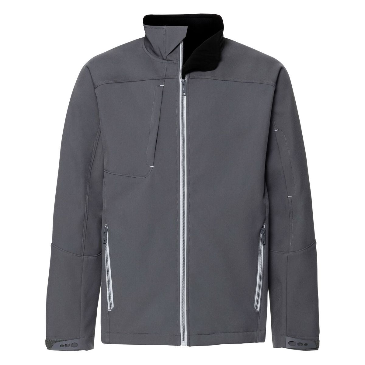 Moderne graue Softshelljacke für Herren