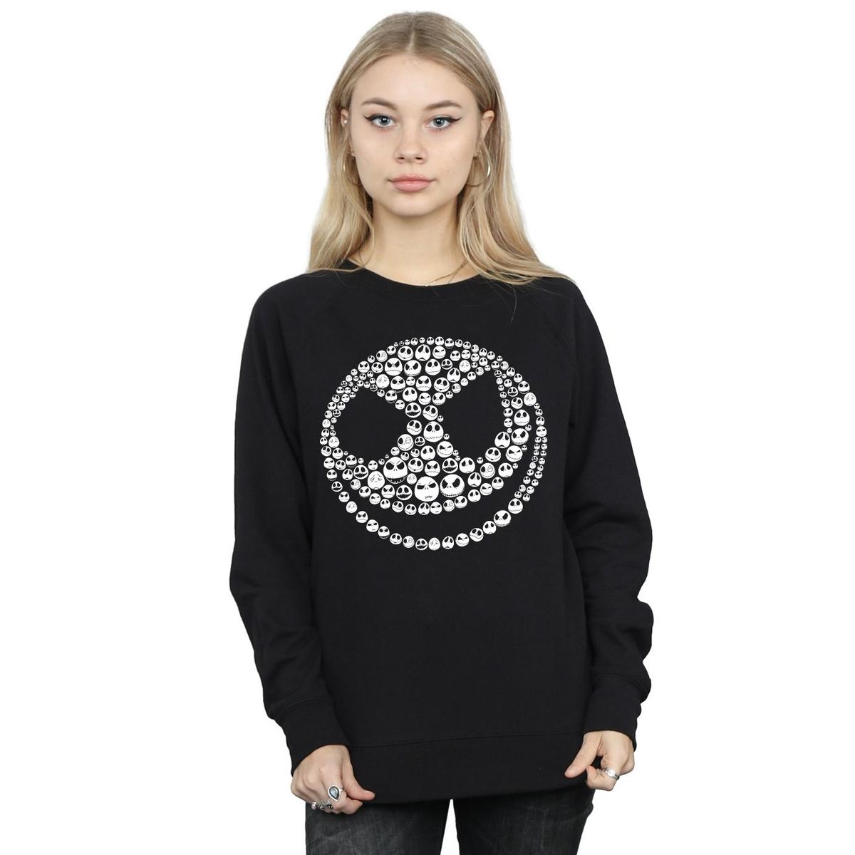 Jack Skellington Gesichts-Collage Pullover