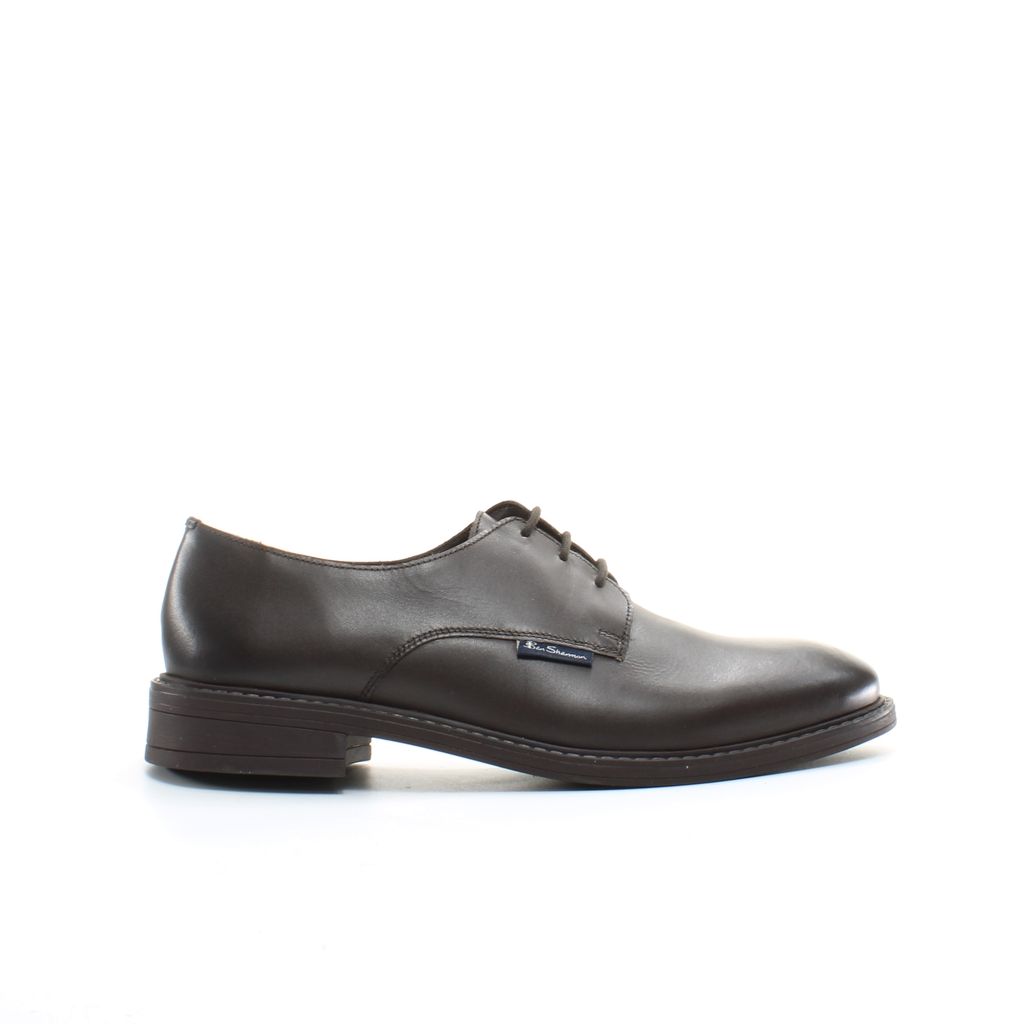 Klassischer Derby-Schnürschuh aus Leder