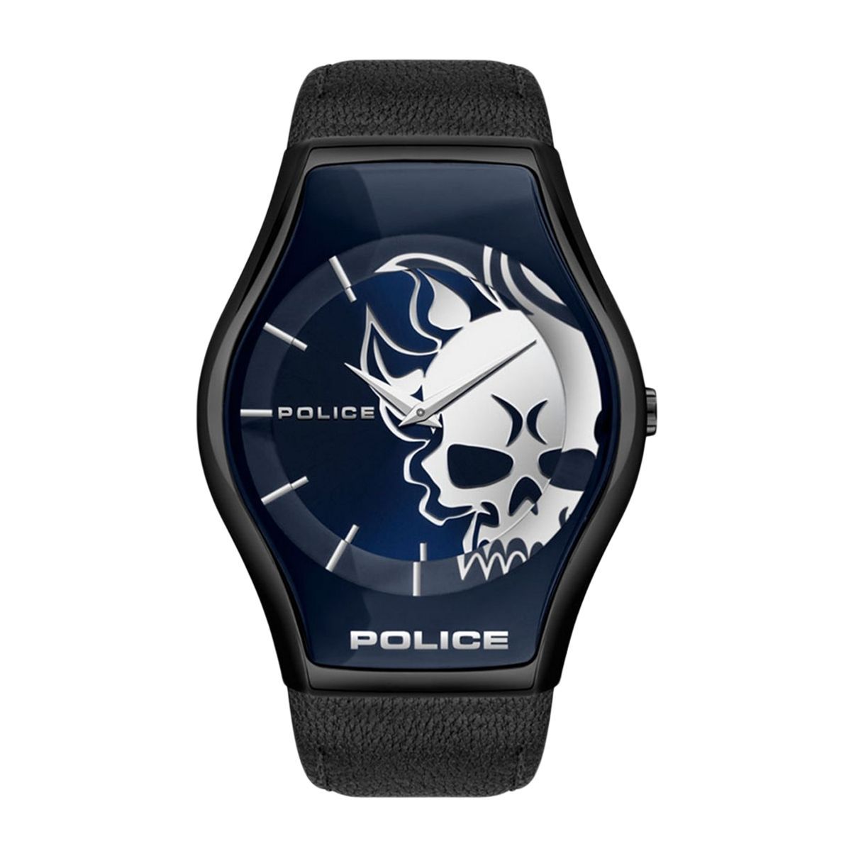 Moderne Armbanduhr mit Schädelmotiv