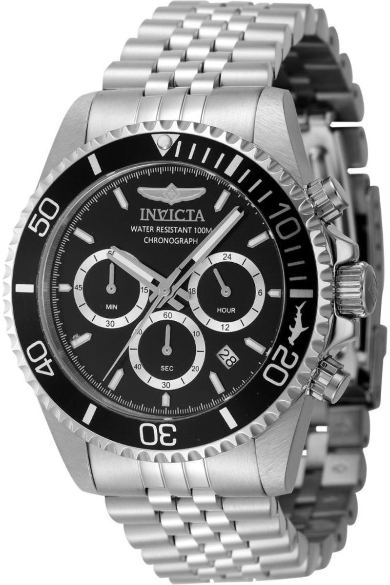 Edelstahl Chronograph Pro Diver Uhr