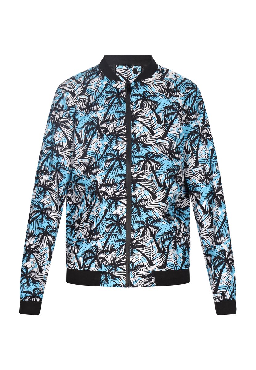 Leichte Bomberjacke mit Streifenmuster