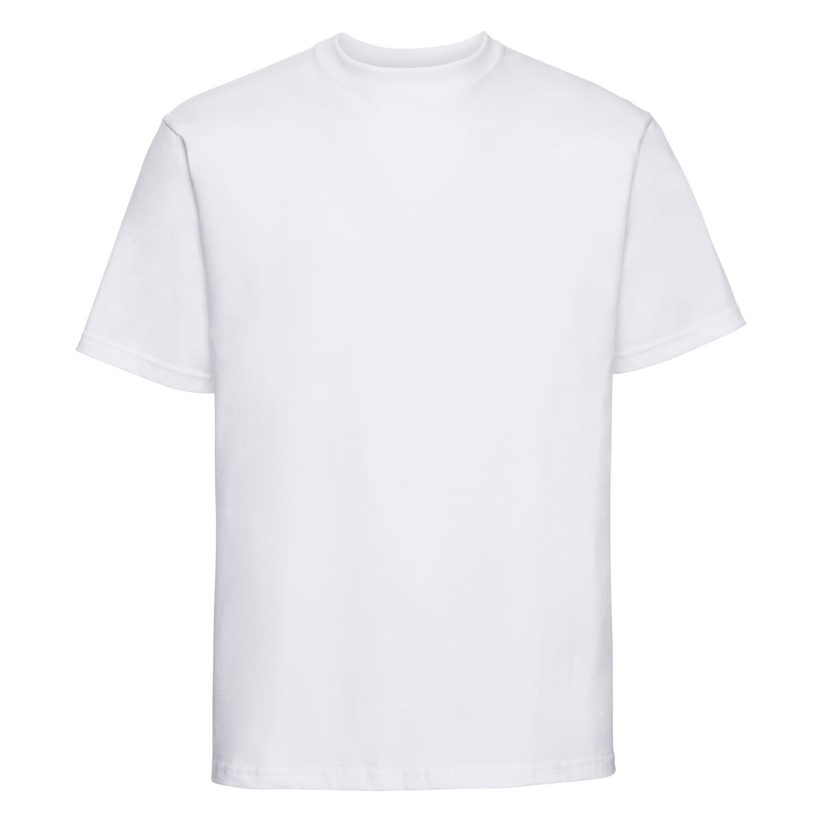 Russell Europe Mens Classic Heavyweight Ringspun Short Sleeve T-Shirt (Weiß)