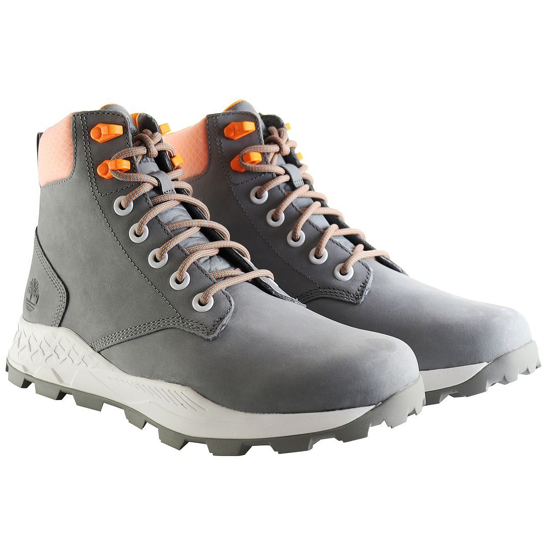 Robuste Nubuk-Sneaker-Stiefeletten