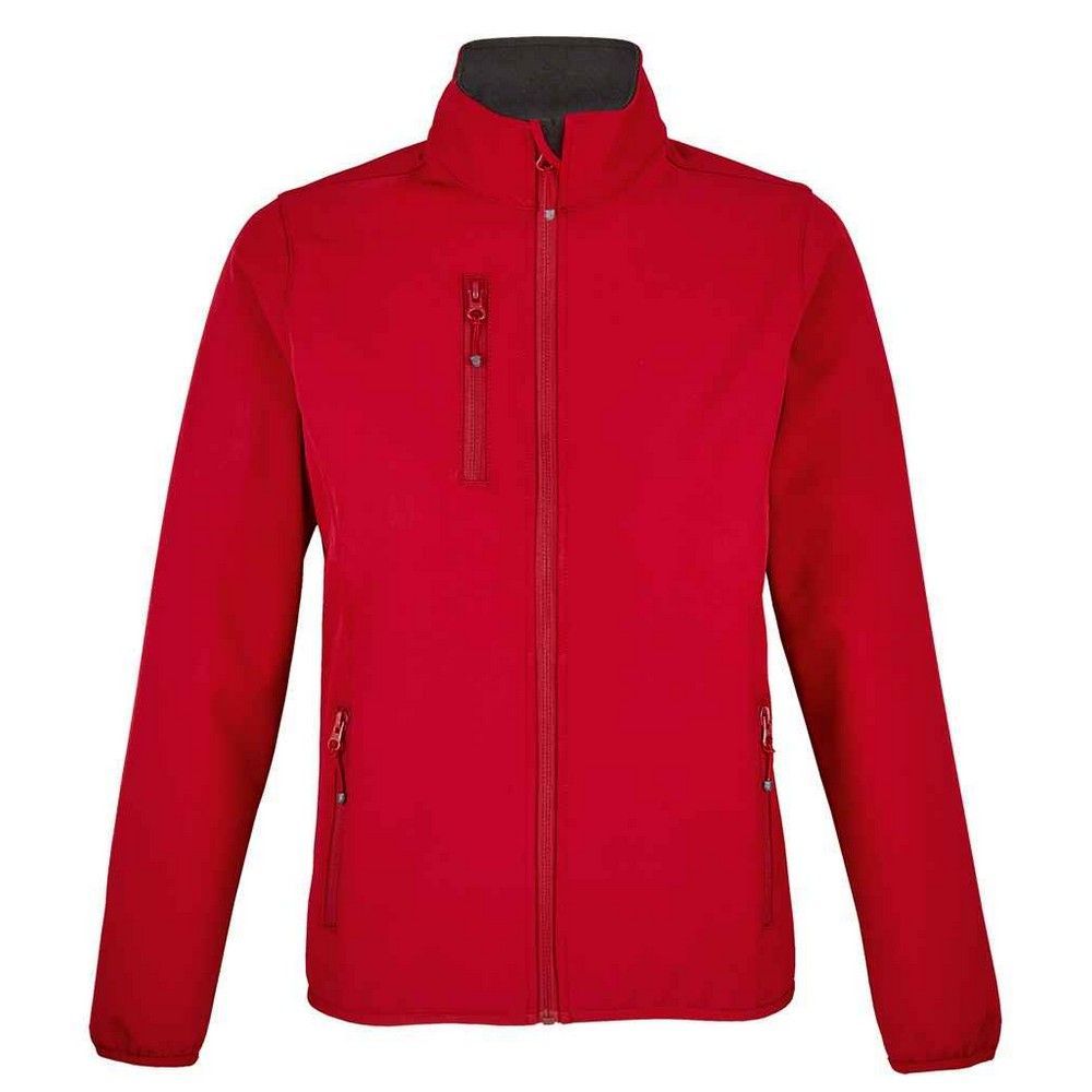 Rote Softshell Active Jacke Damen