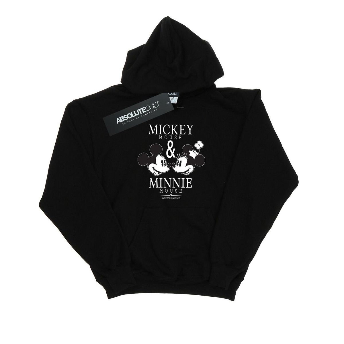 Disney - "Mickey And Minnie Mouse Mousecrush Mondays" Kapuzenpullover für Herren (Schwarz)