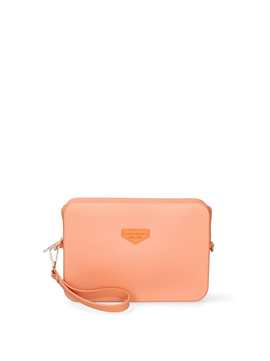 Rechteckige Clutch mit Handgelenkschlaufe