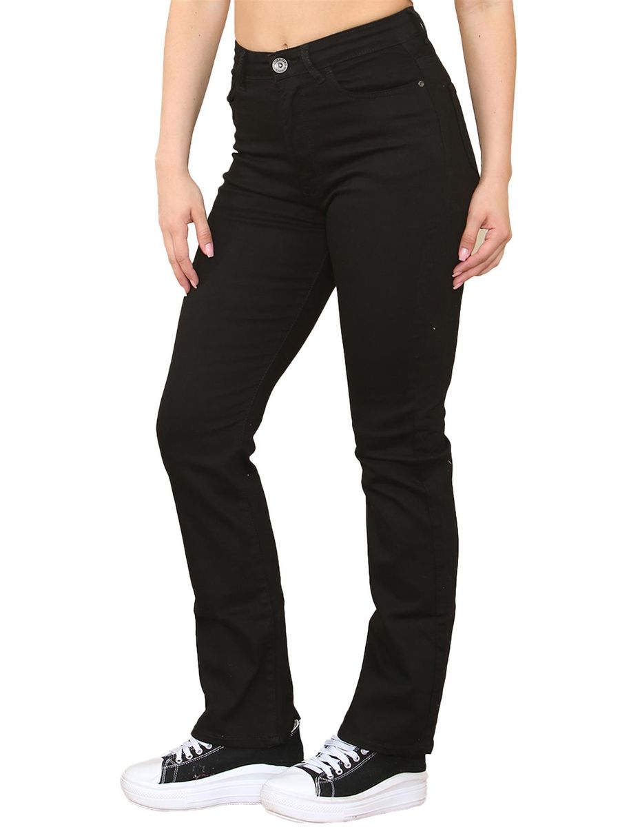 Damen Bootcut Jeans mit hoher Taille