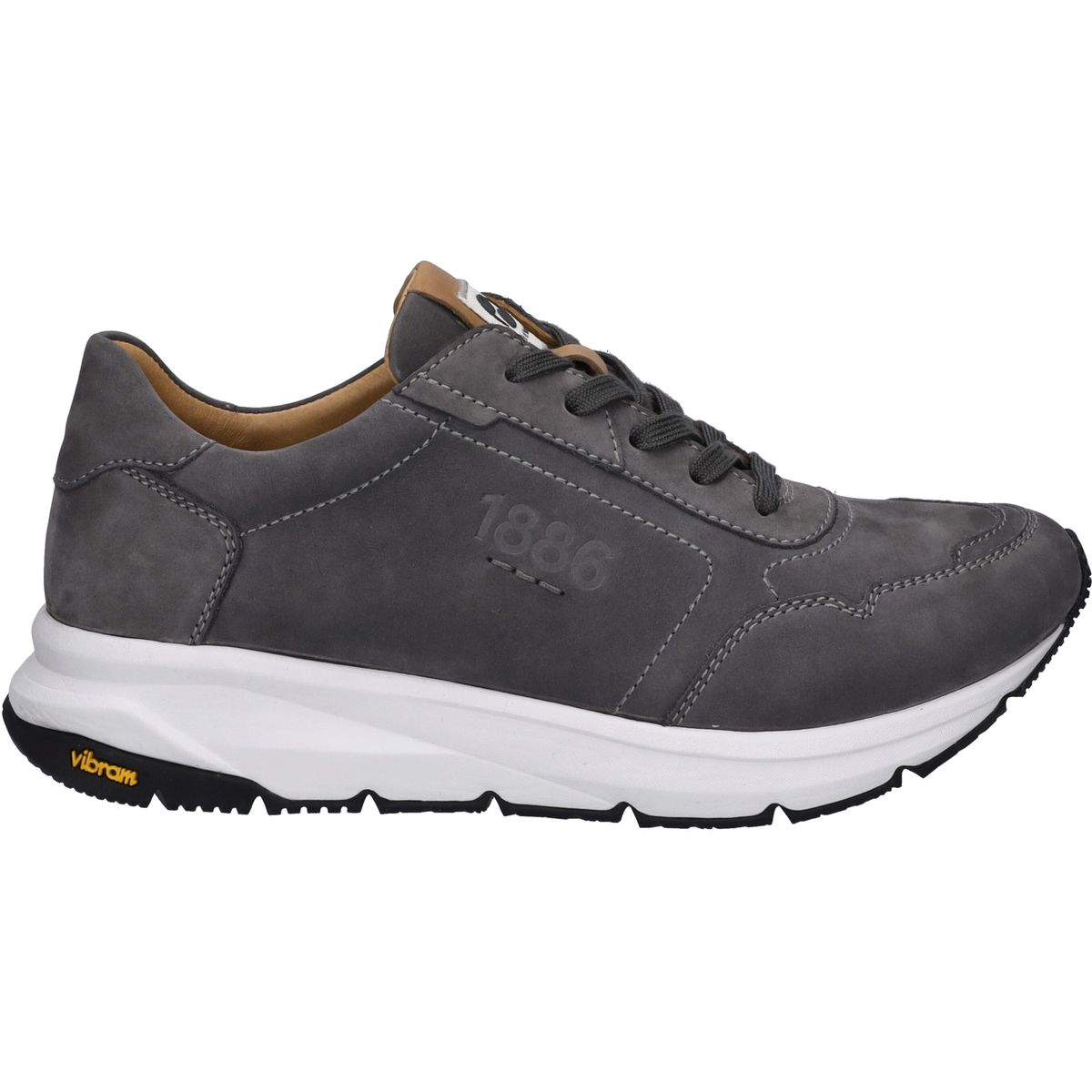 Urbaner Ledersneaker mit Vibram-Sohle