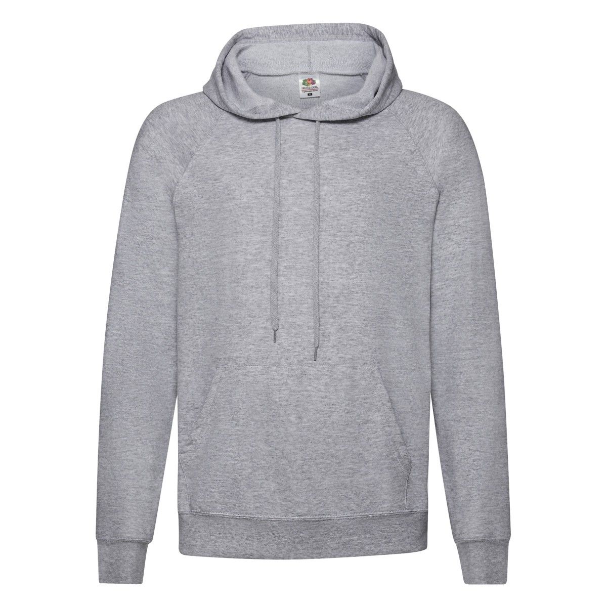 Unisex Kapuzenpullover in Grau Meliert