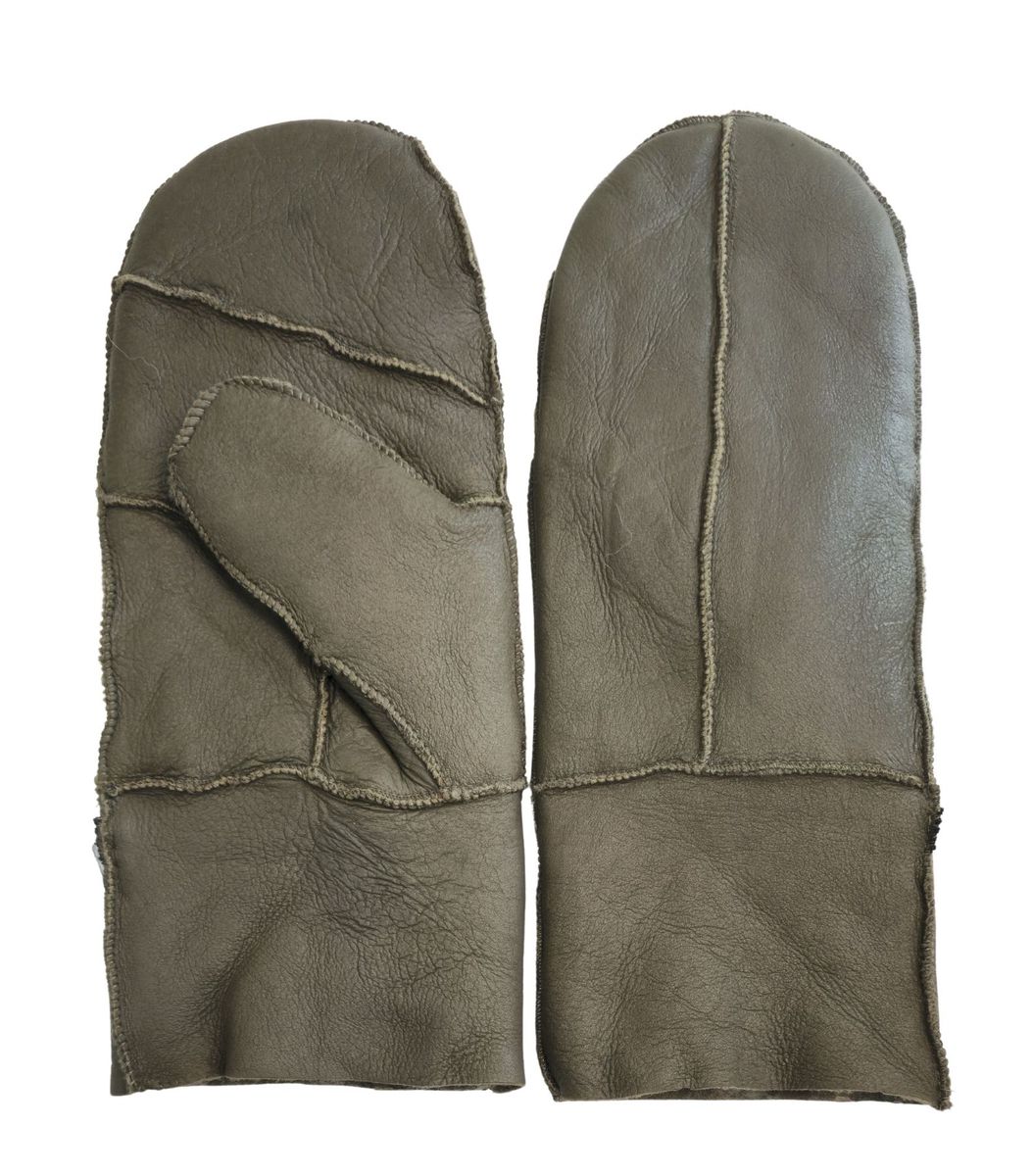 Warme Fäustlinge aus Schaffell