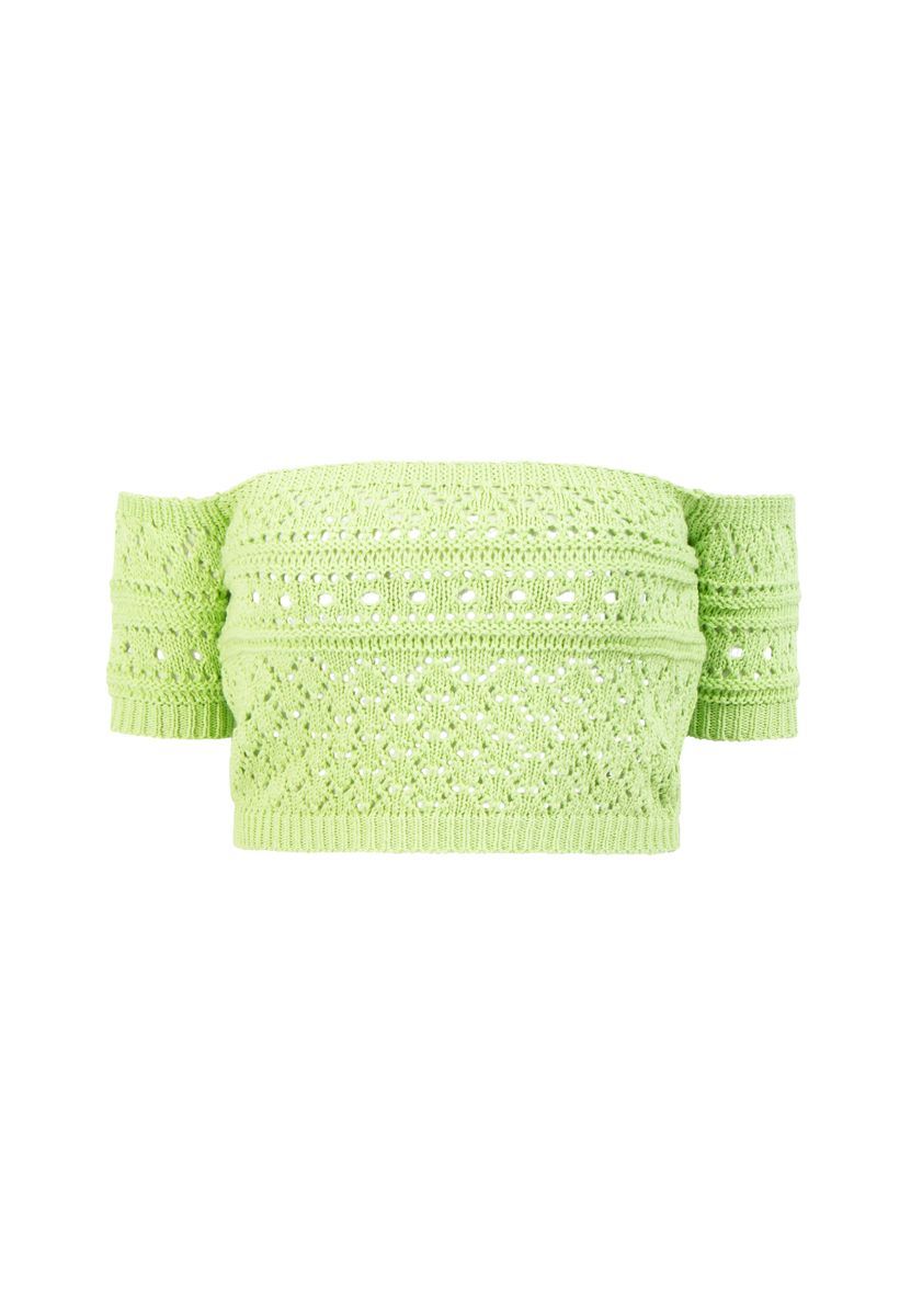 Mymo Strickshirt Damen hellgrün